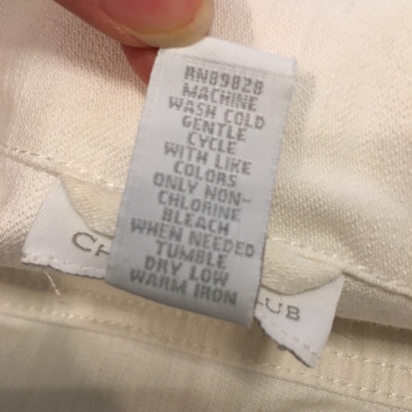 Charter Club White Jean Jacket - Picture 5 of 5